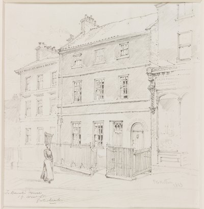 Maison de Thomas Bewick, West St., Gateshead - Frederick George Kitton