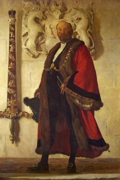 Alderman Sir John Swaish, Lord Maire, c.1915 - Frederick George Swaish