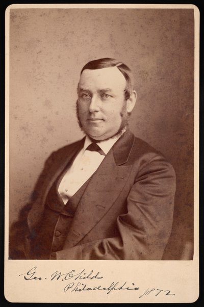 Portrait de George William Childs 1829-1894, 1872 - Frederick Gutekunst