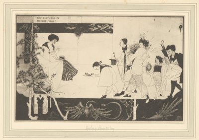 [Aubrey Beardsley : Anniversaire de Madame Sagalle] - Frederick H. Evans