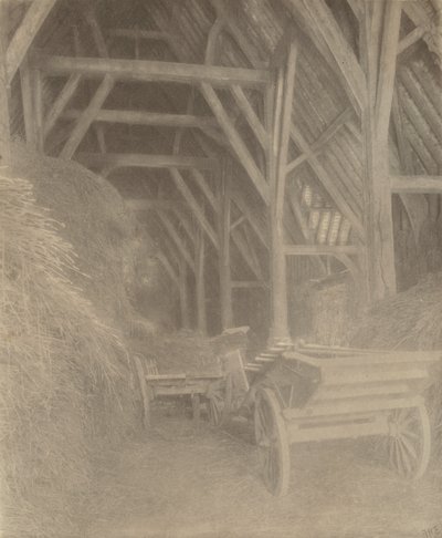 Grange de Great Cokkeswell (près de Kelmscott) : Intérieur - Frederick H. Evans
