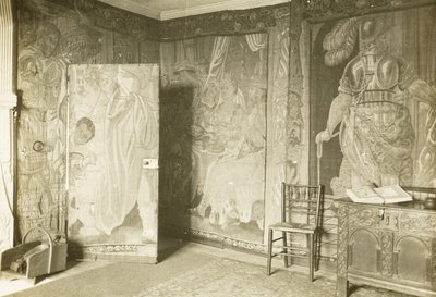 Manoir de Kelmscott : Dans la salle des tapisseries - Frederick H. Evans
