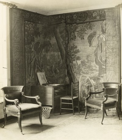 Manoir de Kelmscott : Dans la salle des tapisseries - Frederick H. Evans