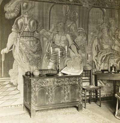 Manoir de Kelmscott : Détails de la tapisserie - Frederick H. Evans