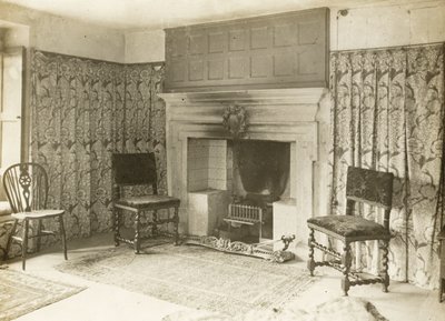 Manoir de Kelmscott : Le salon vert - Frederick H. Evans