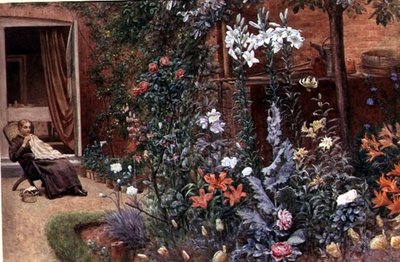 Une bordure de jardin - Frederick Hamilton Jackson