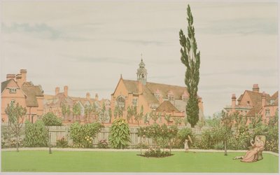 Église et Presbytère, Bedford Park, 1881 - Frederick Hamilton Jackson