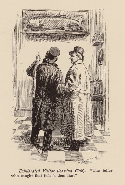 "Le gars qui a attrapé ce poisson est un sacré menteur" - Frederick Henry Townsend