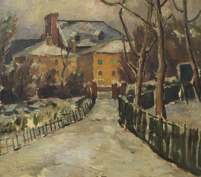 Paysage sous la neige - Frederick James Porter