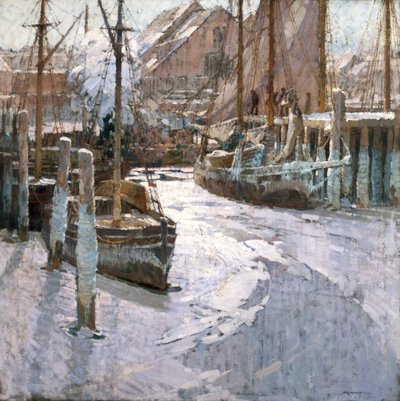 Navires pris dans la glace - Frederick John Mulhaupt