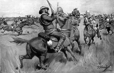 Bataille de Blood River, 2e guerre des Boers, 17 septembre 1901 - Frederick Judd Waugh