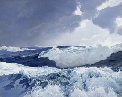 Océan en pleine mer - Frederick Judd Waugh