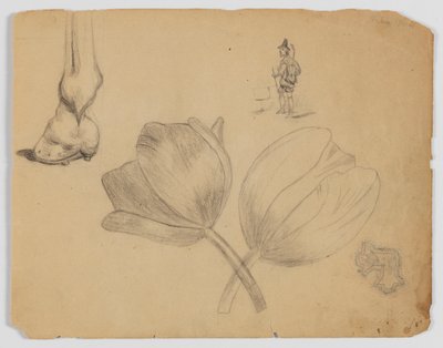Page de carnet de croquis - Frederick Krieg