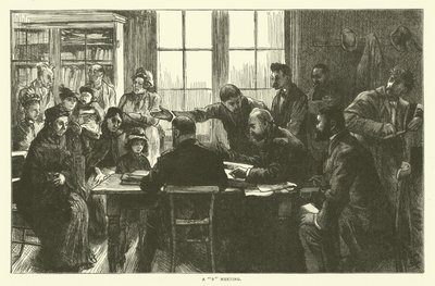 Une réunion A B - Frederick L. Bernard