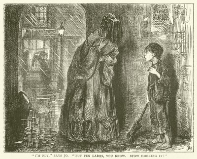 Illustration pour Bleak House - Frederick L. Bernard