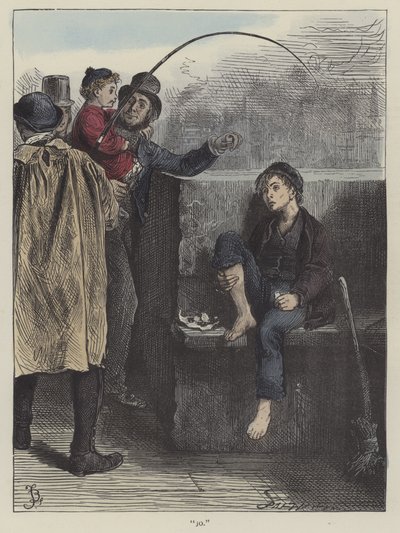 Illustration pour Bleak House - Frederick L. Bernard