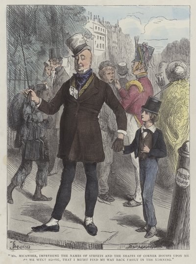 Illustration pour David Copperfield - Frederick L. Bernard
