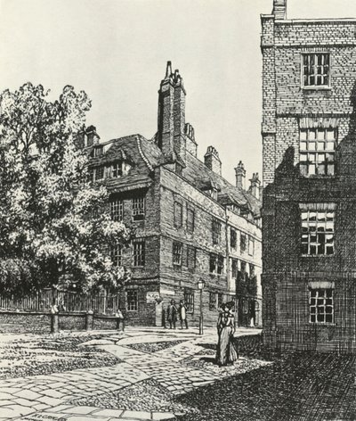 Cliffords Inn dans la ville de Londres, 1903, 1934 - Frederick Landseer Maur Griggs