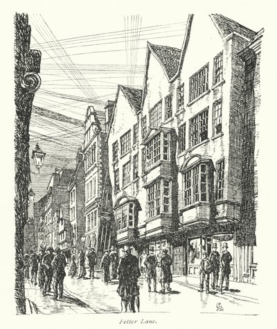 Londres : Fetter Lane - Frederick Landseer Maur Griggs
