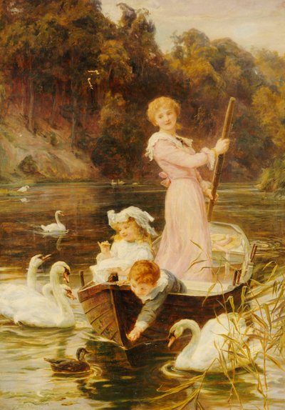 Une journée sur la rivière - Frederick Morgan