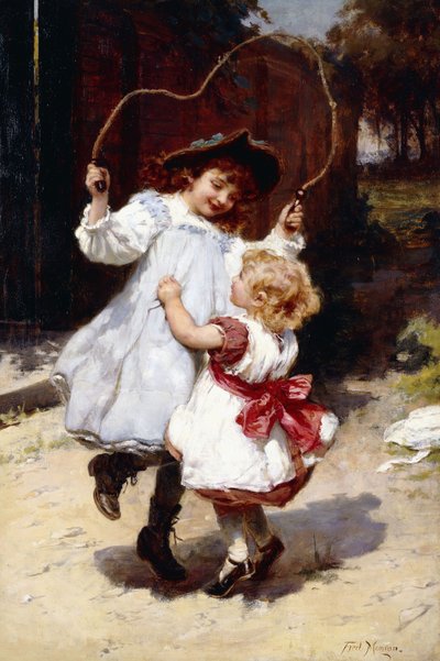 Sauter à la corde, vers 1896 - Frederick Morgan