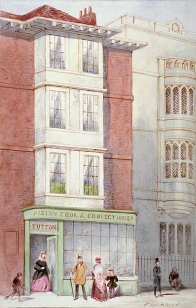 Boutique de pâtisserie et de confiserie de Button, 187 Fleet Street, City de Londres - Frederick Napoleon Shepherd