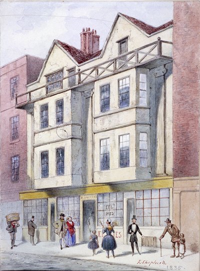 Fleet Street, Londres, 1835 - Frederick Napoleon Shepherd