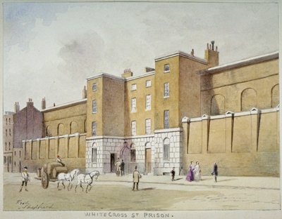 Vue de la prison de Whitecross Street pour débiteurs, Londres - Frederick Napoleon Shepherd