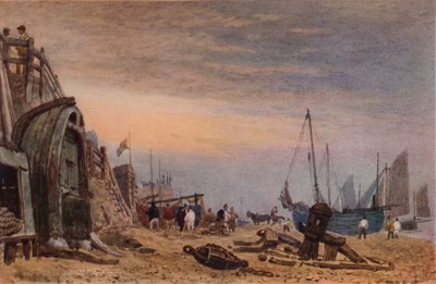 Plage de Brighton, dissipation de la brume, vers 1820 - Frederick Nash