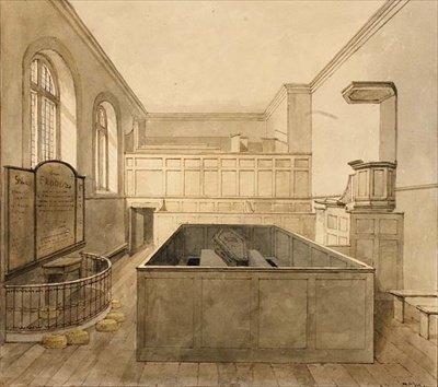 La Chapelle, Prison de Newgate - Frederick Nash