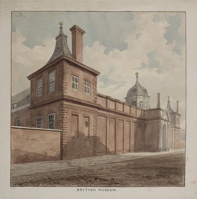 Vue du British Museum, Holborn, c.1807 - Frederick Nash