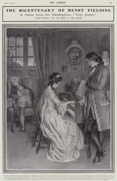 Une scène de Tom Jones de Henry Fielding - Frederick Pegram