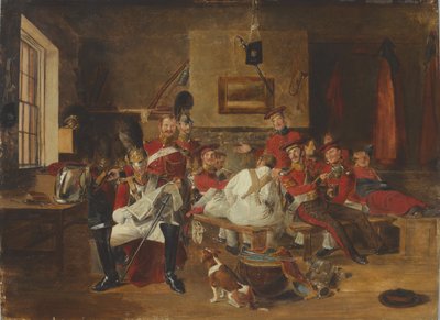 2e Gardes à cheval, salle de garde, vers 1828 - Frederick Richard Pickersgill