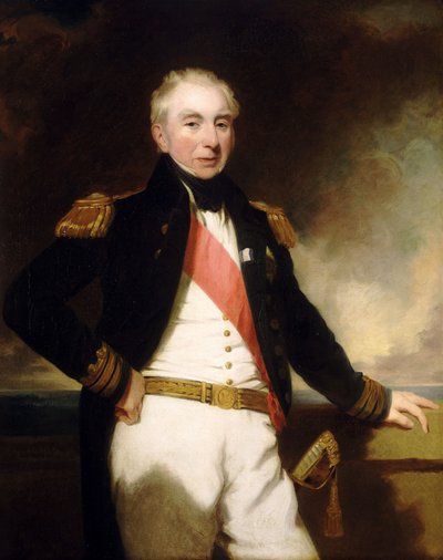 Amiral Sir Robert Stopford (1768-1847), début à mi-19e siècle - Frederick Richard Say