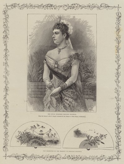 Mariage royal de la princesse Béatrice et du prince Henry de Battenberg - Frederick Sargent