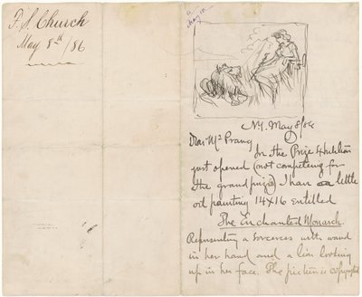 Étude après "Le Monarque enchanté" - Frederick Stuart Church