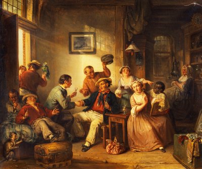 Voyageurs se reposant dans une taverne, 1852 - Frederick Trevelyan Goodall