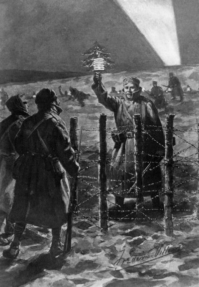 Un incident de Noël dans les tranchées à l