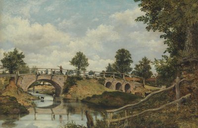 Un Vieux Pont à Hendon, Middlesex - Frederick W Watts