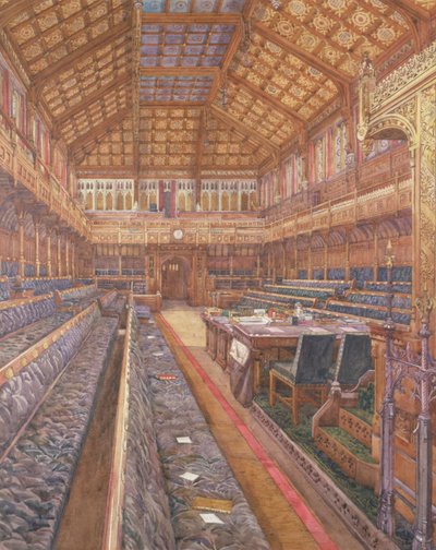 Intérieur de la Chambre des communes, juin 1897 - Frederick Walter Lee