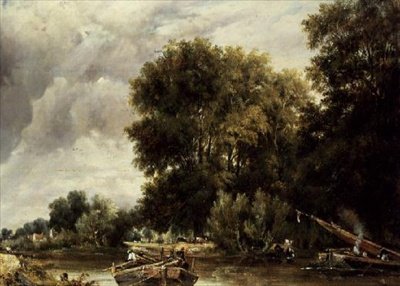 Paysage fluvial - Frederick Waters Watts