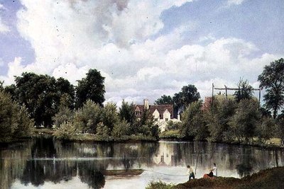 Paysage fluvial, Suffolk - Frederick Waters Watts