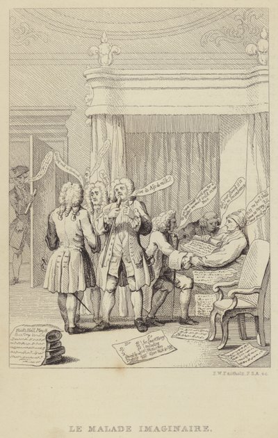 Le Malade Imaginaire : satire représentant l