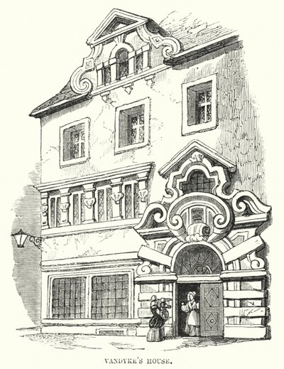 Maison de Vandyke (gravure) - Frederick William Fairholt