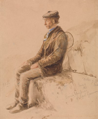 Homme avec un gaffe, 13 juin 1851 - Frederick William Hulme