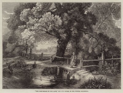 Le Pont de Bois dans le Chemin - Frederick William Hulme