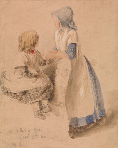 Enfants gallois - Frederick William Hulme