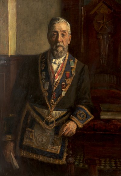 Portrait de Henry Lees Hollingworth (huile sur toile) - Frederick William Jackson