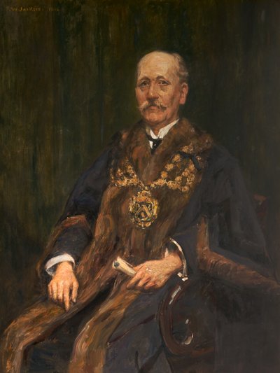 Portrait de Herbert Wilde, vers 1913-14 (huile sur toile) - Frederick William Jackson
