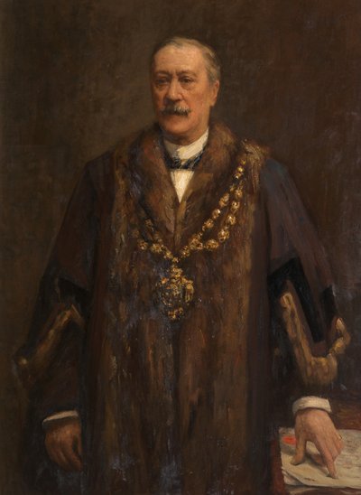 Portrait de James Yates, vers 1880-82 (Huile sur toile) - Frederick William Jackson